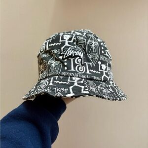 Stussy International tribe man bucket hat OSFA